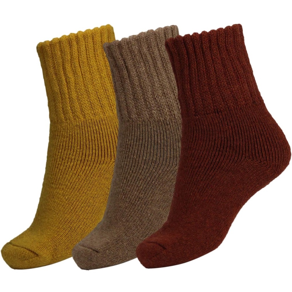 Yellow and Brown Casual Socks for Everyday Comfort
